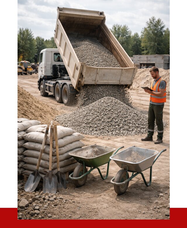 Доставка нерудных материалов в Курганинске от 1248 руб. | ПРОНЕРУДКгн