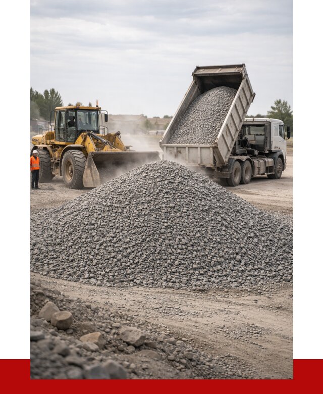 Купить щебень с доставкой в Курганинске от 2600 руб. | ПРОНЕРУДКгн