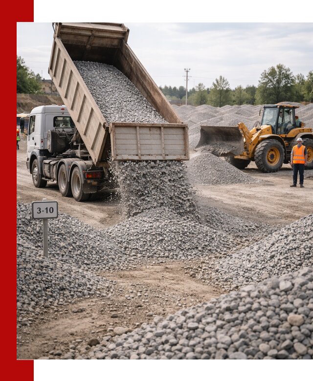 Гранитный щебень фракции 3–10: доставка и продажа в Курганинске