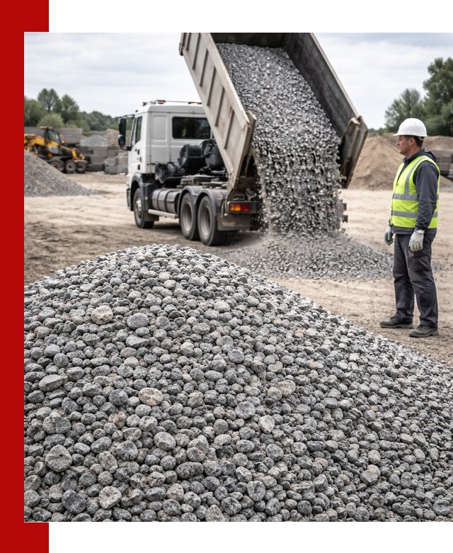 Доставка и продажа гранитного щебня фракции 5-20 в Курганинске