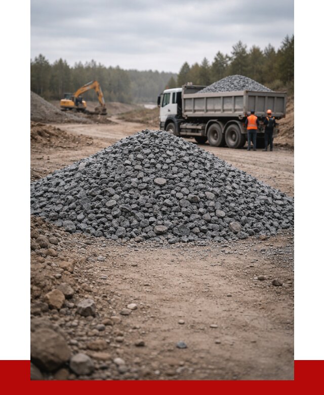 Щебень габбро диабаз фракция 40-70 в Курганинске от 2288 р-ПРОНЕРУДКгн