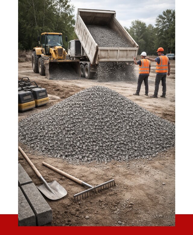Гравийный щебень купить в Курганинске от 2288 р. ПРОНЕРУДКгн