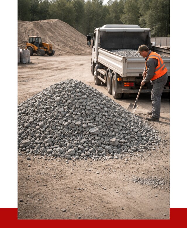 Гравийный щебень фракция 5-10 в Курганинске от 2288 р. | ПРОНЕРУДКгн