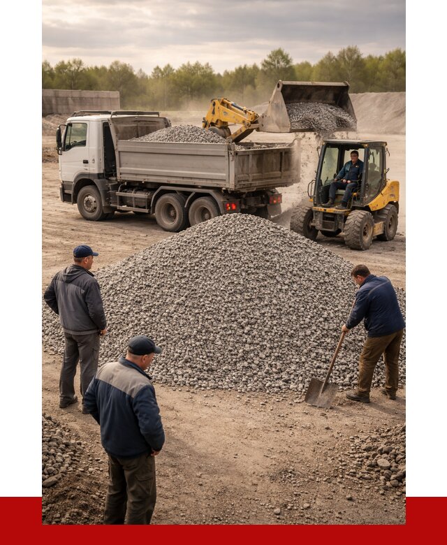 Гравийный щебень фракция 5-20 в Курганинске от 2496 р. ПРОНЕРУДКгн