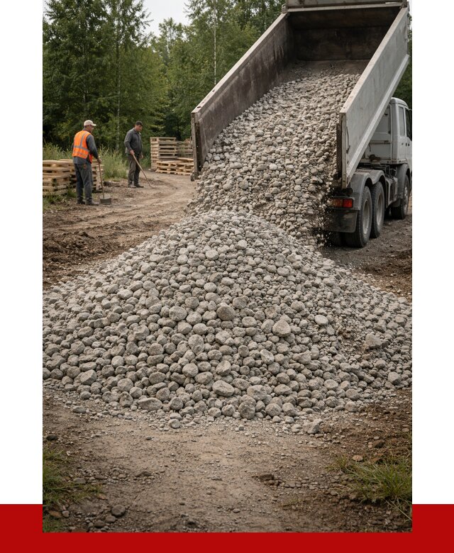 гравийный щебень фракция 70-120 в Курганинске от 2548 р. ПРОНЕРУДКгн