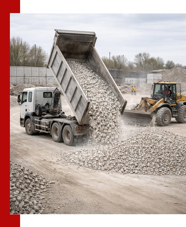 Доставка и продажа известнякового щебня в Курганинске