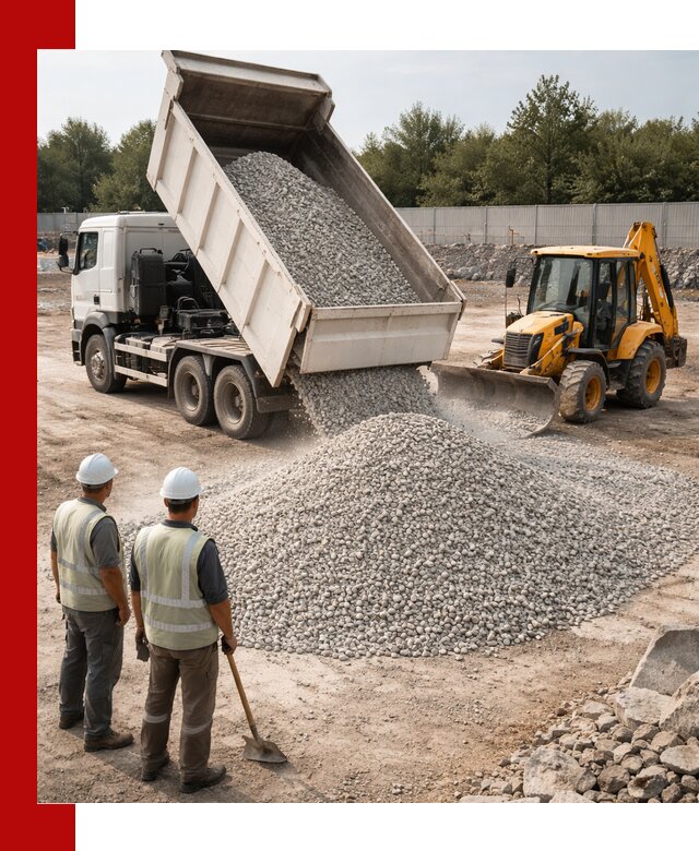 Купить известняковый щебень фракции 5–10 мм с доставкой в Курганинске