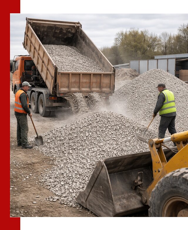 Доломитовый щебень фракции 5-20 с доставкой в Курганинске