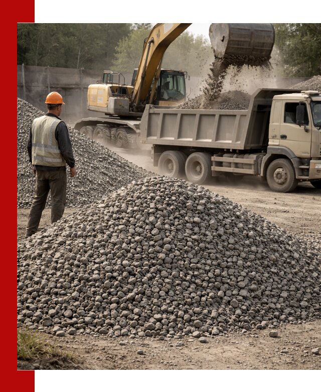 Шлаковый щебень фракция 5-20 с доставкой в Курганинске