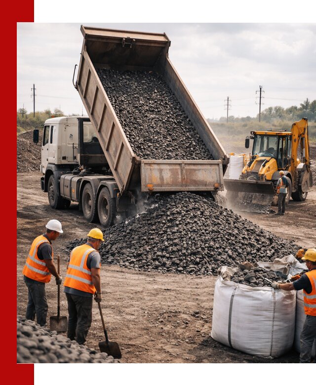 Шлаковый щебень фракция 40-70 с доставкой в Курганинске