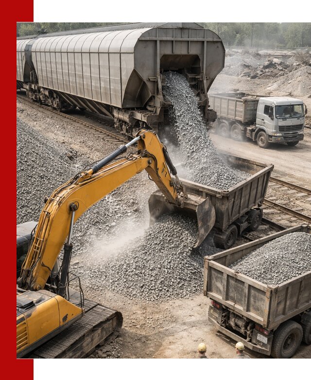 Доставка железнодорожного щебня в Курганинске крупными партиями быстрого отгруза