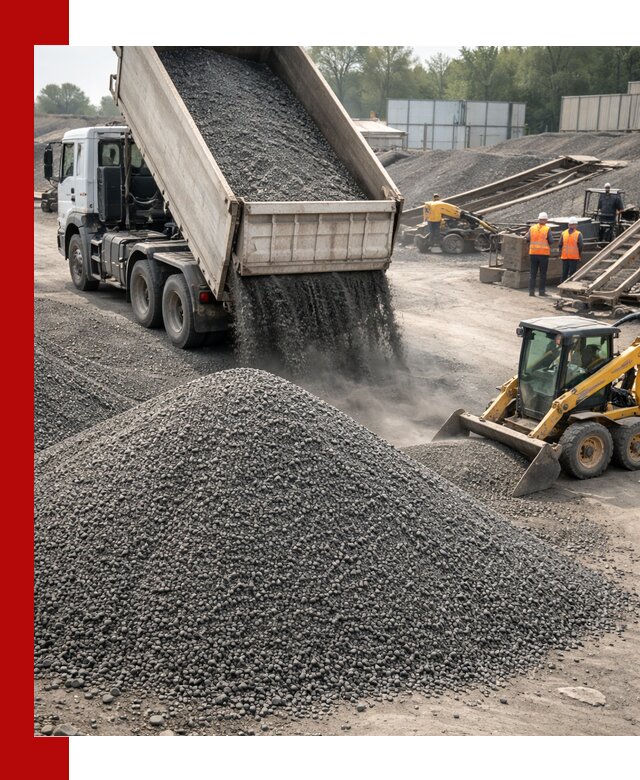 Вторичный щебень фракция 0–5 с доставкой в Курганинске