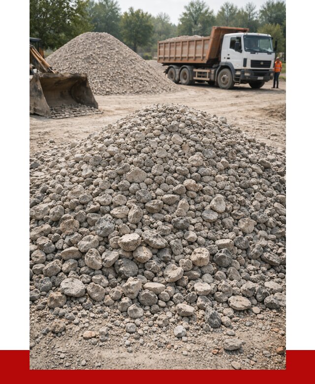 Вторичный щебень фракция 20-40 в Курганинске от 2288 р ПРОНЕРУДКгн