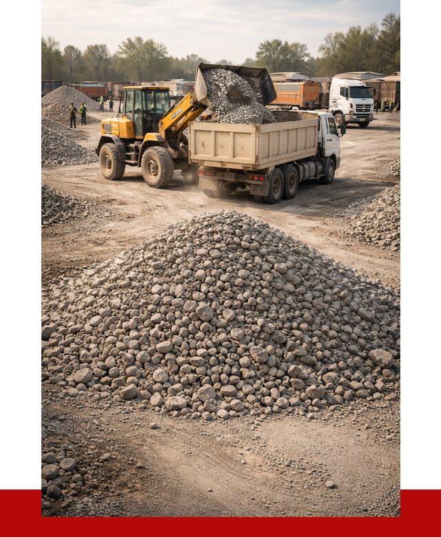 Вторичный щебень фракция 40-70 в Курганинске от 1810 р, ПРОНЕРУДКгн