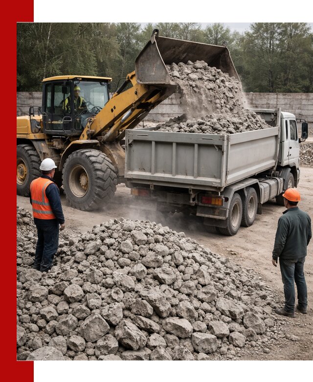 Вторичный щебень фракция 70–150 в Курганинске с доставкой