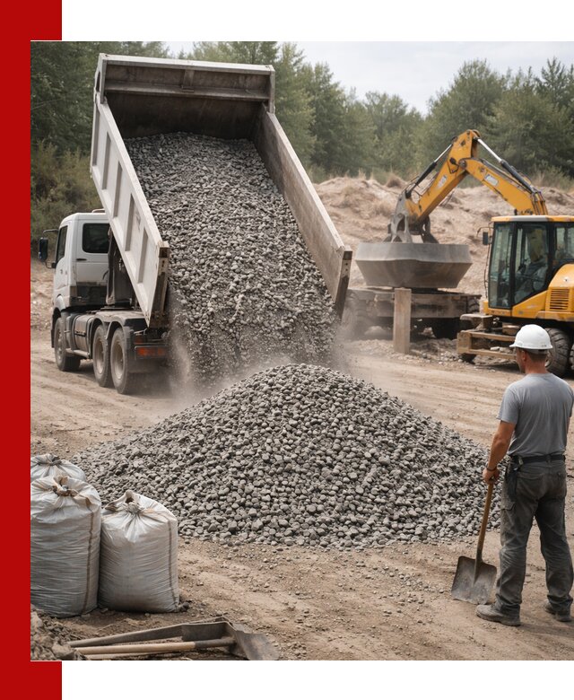 Доставка и продажа бетонного щебня в Курганинске
