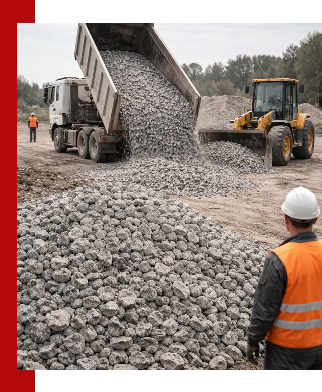 Доставка бетонного щебня фракции 20-40 в Курганинске