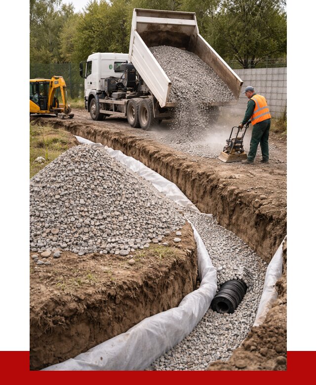 Щебень для дренажа в Курганинске от 1924 р., ПРОНЕРУДКгн доставка
