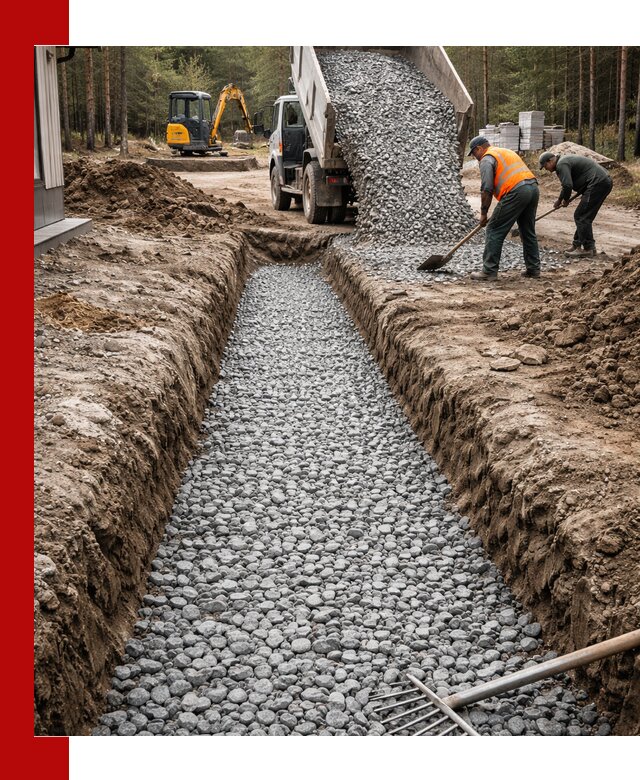 Щебень для дренажа с доставкой в Курганинске высокого качества