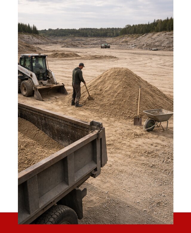 Карьерный песок среднезернистый в Курганинске, от 2288 р. ПРОНЕРУДКгн