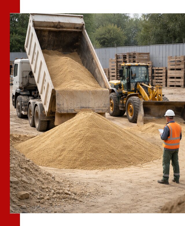 Доставка карьерного мелкозернистого песка в Курганинске