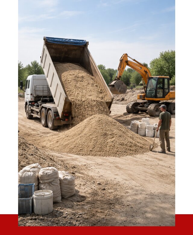 Купить речной песок в Курганинске от 1248 р. за куб | ПРОНЕРУДКгн