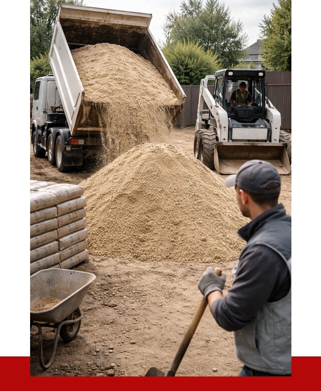 Мытый речной песок с доставкой в Курганинске от 1508 р. | ПРОНЕРУДКгн