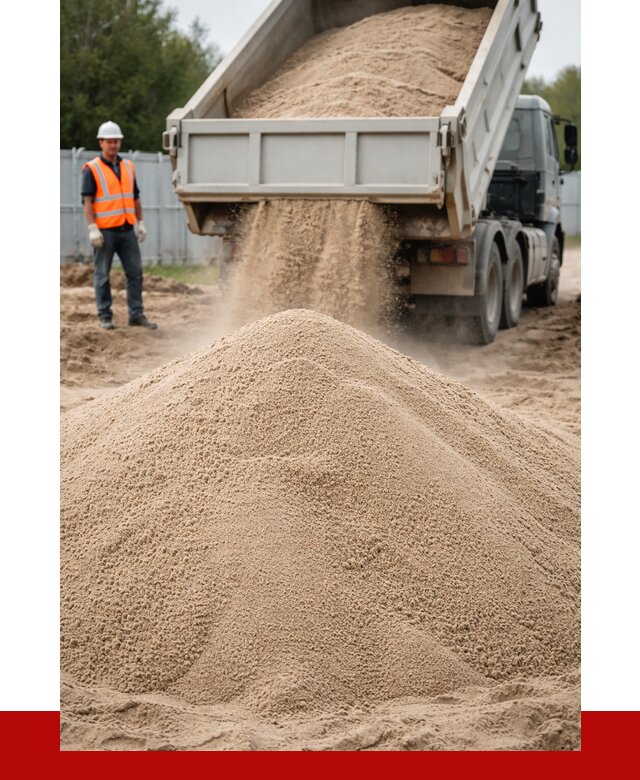 Купить сеяный песок с доставкой в Курганинске от 2288 р ПРОНЕРУДКгн