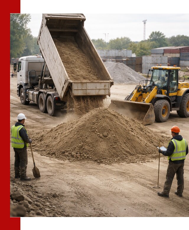 Доставка и продажа пескогрунта оптом и в розницу в Курганинске