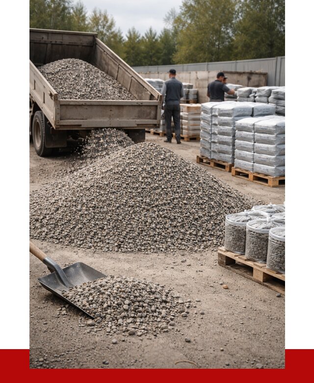 Гравий фракция 5-20 в Курганинске купить от 2392 р. ПРОНЕРУДКгн