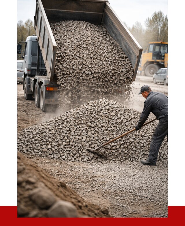 Гравий фракция 20-40 в Курганинске от 2600 р. доставка | ПРОНЕРУДКгн