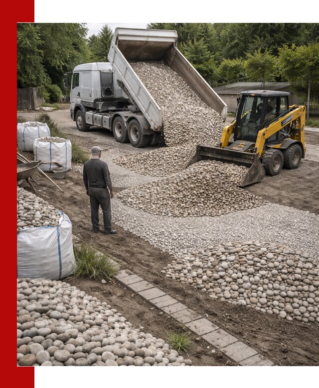 Доставка морской гальки оптом и в розницу в Курганинске