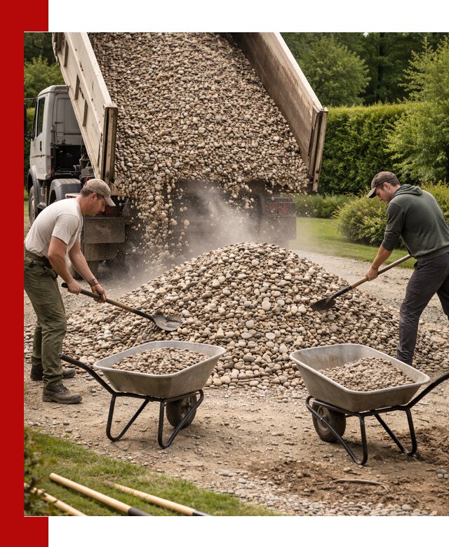 Доставка и продажа декоративной гальки в Курганинске