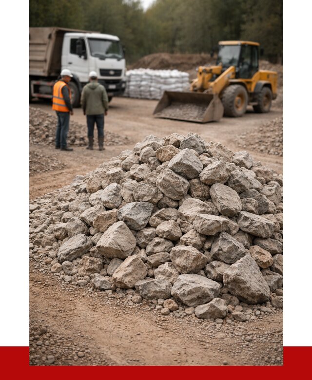 Купить бутовый камень с доставкой в Курганинске от 2392 р. | ПРОНЕРУДКгн