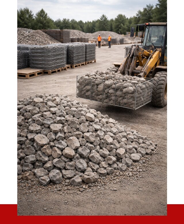 Камень для габионов фракция 70-150 в Курганинске от 4368 р. | ПРОНЕРУДКгн