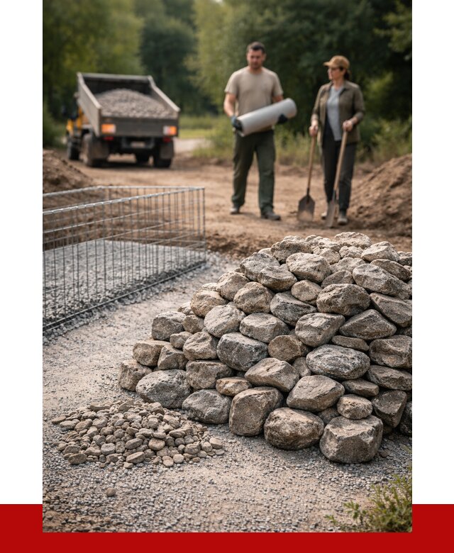 Камень для габионов фракция 100-200 в Курганинске от 4992 р. | ПРОНЕРУДКгн