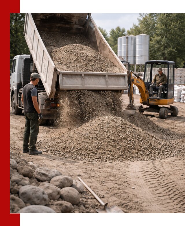 Доставка ПГС С3 в Курганинске самосвалами и миксерами
