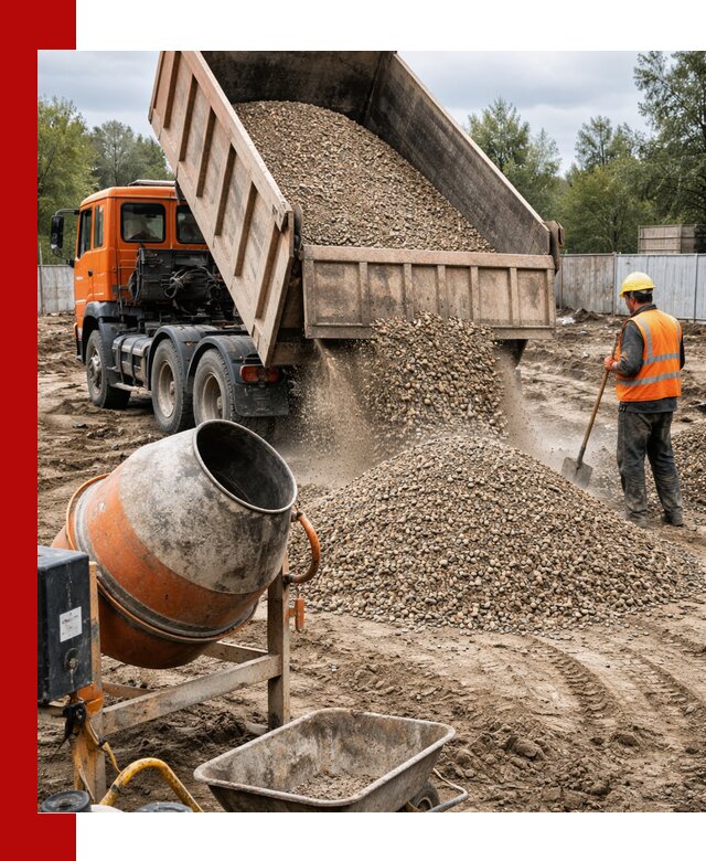 Опгс для бетона с доставкой самосвалом в Курганинске от производителя