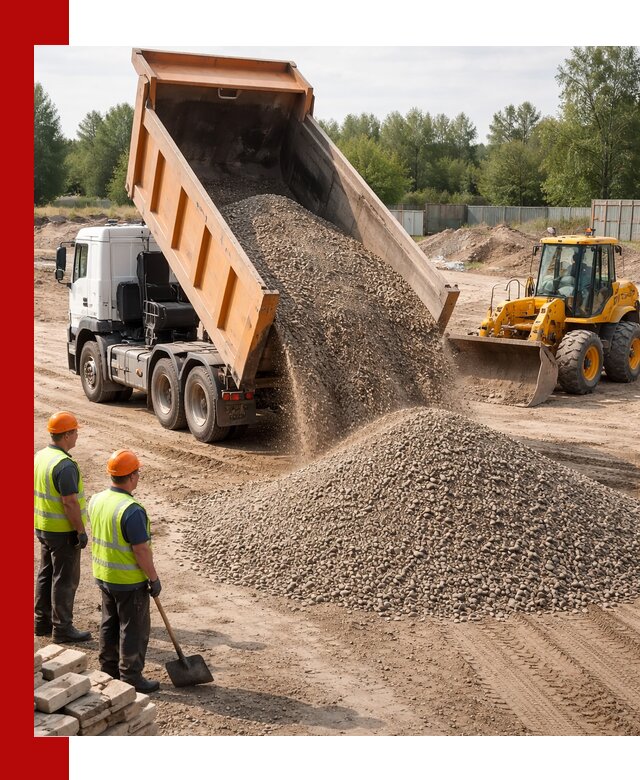 Доставка щебёночно-песчаной смеси ЩПС С7 в Курганинске