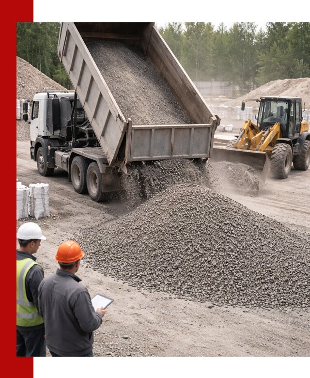 Доставка и продажа гранитного отсева 0-10 в Курганинске