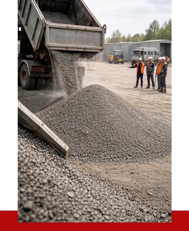 Гравийный отсев 0-5 в Курганинске от 1248 р. с доставкой | ПРОНЕРУДКгн