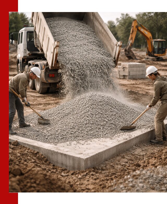 Доставка и продажа отсева для бетона в Курганинске