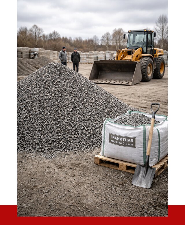 Купить гранитную крошку в Курганинске от 4992 р. с доставкой | ПРОНЕРУДКгн