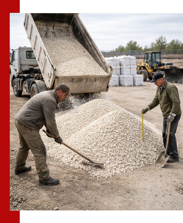 Мраморная крошка с доставкой и разгрузкой в Курганинске