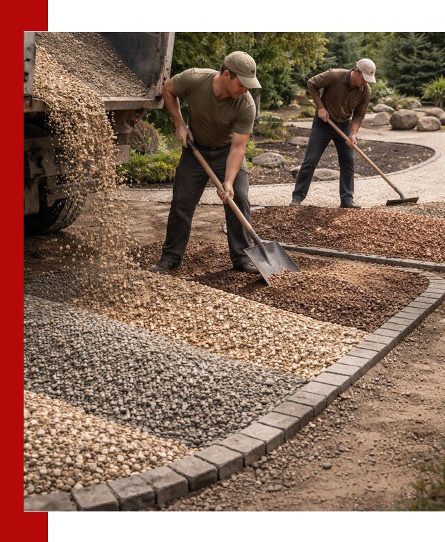 Декоративная крошка для ландшафта в Курганинске — продажа и доставка