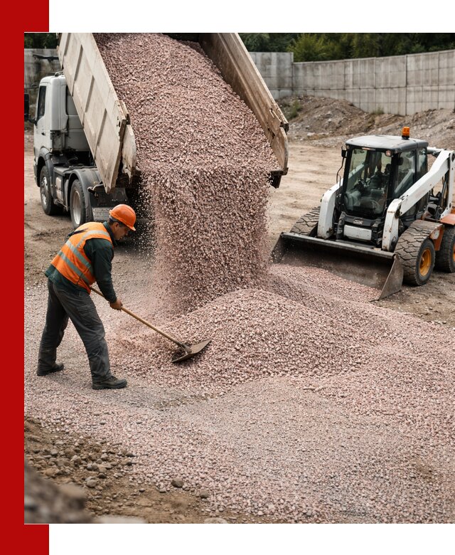 Крошка розовый гранит с доставкой в Курганинске от производителя