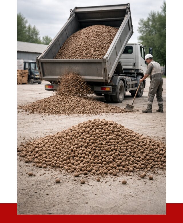 Керамзит с доставкой в Курганинске от 4368 р. за м3 | ПРОНЕРУДКгн