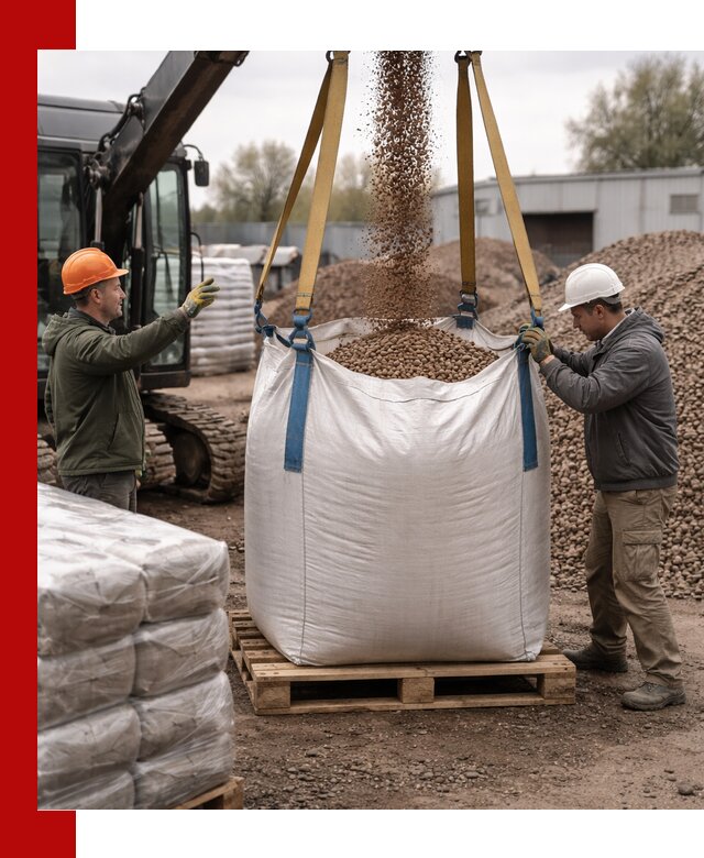 Керамзит в биг-бегах с доставкой в Курганинске
