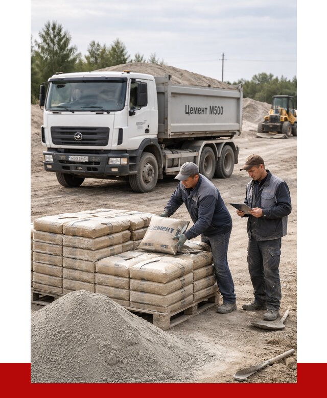 Купить цемент м500 с доставкой в Курганинске от 5409 р. | ПРОНЕРУДКгн