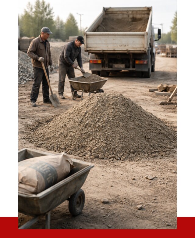 Цементно-песчаная смесь М150 в Курганинске от 4888 р. | ПРОНЕРУДКгн